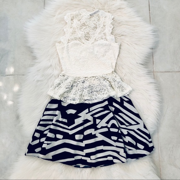 BUNDLE Classy Skirt & Blouse Set, XS/0 - Picture 1 of 5